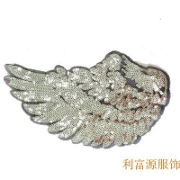 雙面多色亮片繡花、珠片繡、亮片繡、釘珠繡、珠片繡花廠、繡花廠